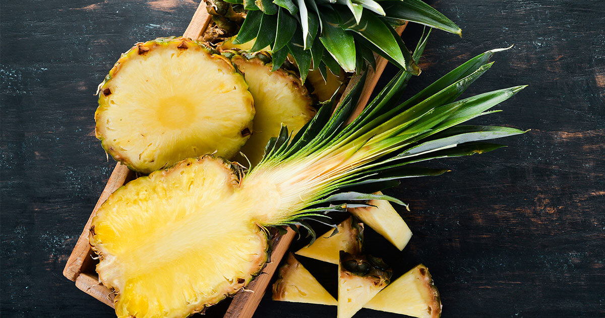Digestive enzymes in pineapple